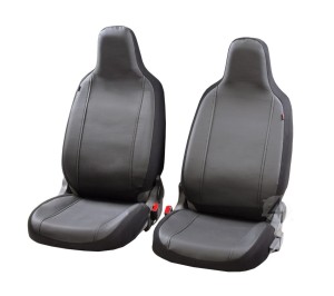 Toyota Aygo I - pokrowce skóra czarna Z4L-VIP-005
