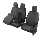 Peugeot Traveller pokrowce materiałowo skórzane DV-VI-CPT3M-SD