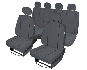 Fiat Ducato 6 miejsc (2006-2015) Pokrowce samochodowe materiał żakardowy