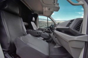 Volkswagen Crafter 3 miejsca (od 2017-) Pokrowce dedykowane eko-skóra