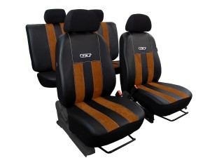 SUZUKI SPLASH - pokrowce GT alkantara brązowe