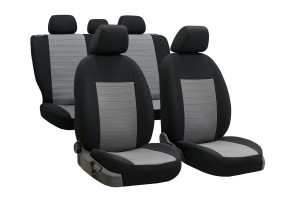 Fiat Fiorino - Pokrowce samochodowe materiał żakardowy Pure Line popielate