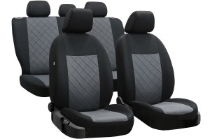 Toyota Avensis (II) - Pokrowce samochodowe materiał żakardowy Craft Line popielate