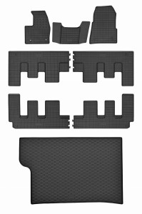 Ford Tourneo Custom (L2, 8/9 miejsc, manual 2018-2023) Dywaniki i mata do bagażnika