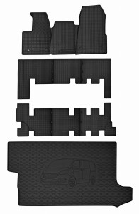 Ford Transit Custom (automat, długość L2, 8 miejsc 2020-2023) Dywaniki i mata do bagażnika