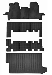 Ford Transit Custom (manual, długość L2, 8 miejsc 2012-2023) Dywaniki i mata do bagażnika
