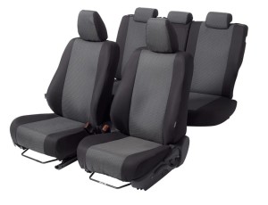 Toyota Hilux (od 2016-) Pokrowce dedykowane materiał żakardowy