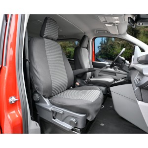 Ford Tourneo Custom 2 miejsca (od 2024-) Pokrowce materiał żakardowy