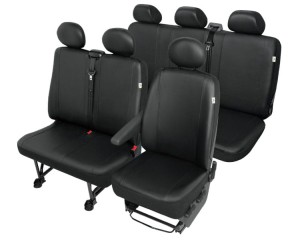 Ford Transit (6 miejsc 2000-2014) Pokrowce na siedzenia Eko skóra