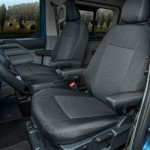 Volkswagen T7 Transporter / Caravelle (2 miejsca od 2024-) Pokrowce materiał tapicerski