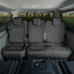 Ford Tourneo Custom (3. rząd 2+1 od 2024-) Pokrowce materiał tapicerski