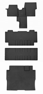 Peugeot Traveller / e-Traveller 8 miejsc + łącznik (L3 od 2016-) Dywaniki i mata do bagażnika