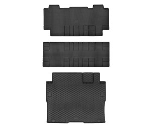 Opel Vivaro 8 miejsc (Dywaniki na 2. i 3. rząd z matą do bagażnika) do wersji najdłuższej (L3 od 2020-)