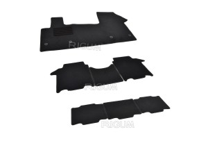 Volkswagen T7 Multivan 8 miejsc (od 2022-) Dywaniki welurowe Rigum