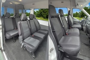 Ford Transit BUS (Facelift 9 miejsc od 2020-) Pokrowce materiał żakardowy