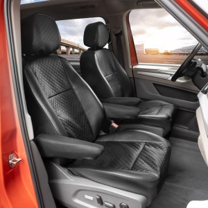 Volkswagen Multivan T7 (2 miejsca od 2022-) PIK eko skóra pokrowce przód 1+1