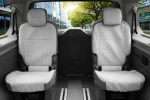 Volkswagen Multivan T7 (2 / 3 rząd 1+1 miejsca od 2022-) Pokrowce AQUA LEN GREY