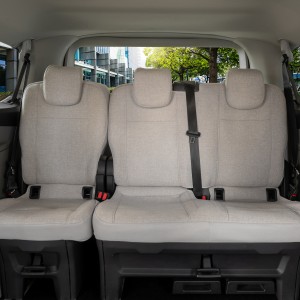 Ford Tourneo Custom 3. rząd (od 2024-) Pokrowce LEN Beige materiał żakardowy