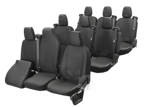 Renault Trafic Facelift 9 miejsc (3 miejsca od 2021-) Pokrowce skóra