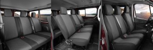 Renault Trafic Facelift 9 miejsc (od 2021-) Pokrowce materiał żakardowy
