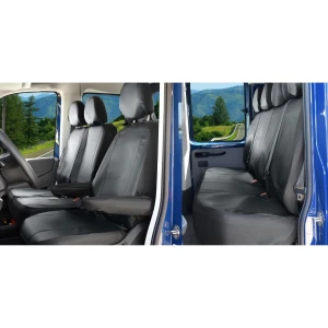 Volkswagen Crafter Double cab (oparcie w całości od 2017-) Pokrowce Eko-skóra