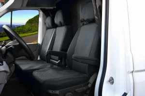 Volkswagen Crafter (oparcie całe, siedzsko dzielone od 2017-) Pokrowce materiał żakardowy