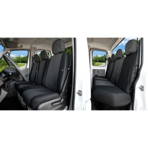MAN TGE (Double cab bez stolika od 2017-) Pokrowce materiał żakardowy