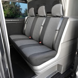 Fiat Ducato (2. rząd 3 miejscowy, od 2022-) Pokrowce materiał żakardowy