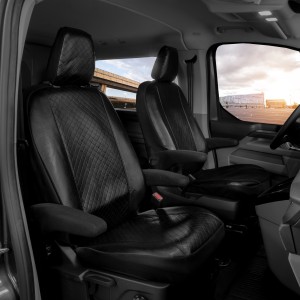Ford Transit Tourneo Custom (2 miejsca od 2024-) Pokrowce Eko-skóra PIK